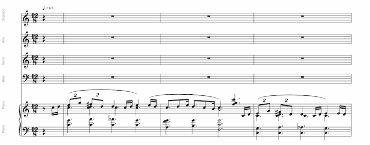 Showing/hiding parts and notations, Soundslice help